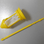 Фильтр DURR вакуумной системы стоматологической установки Planmeca Compact, желтого цвета, сетчатого типа